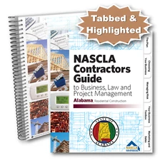 Pre-Tabbed & Highlighted NASCLA  Alabama Residential Construction 4th Edition