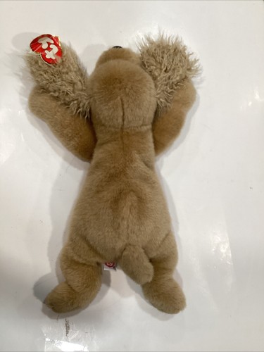 TY Large Charlie The Tan Spaniel Dog! Ty 17"Plush Collectible! With Tag - Picture 10 of 10