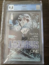 Lazarus 1 Comic Asylum Splash Page Wraparound Variant CGC 9.8 Image Comics Key