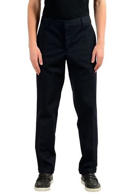 Prada Men's Navy Blue Stretch Wool Dress Pants US 38 IT 54