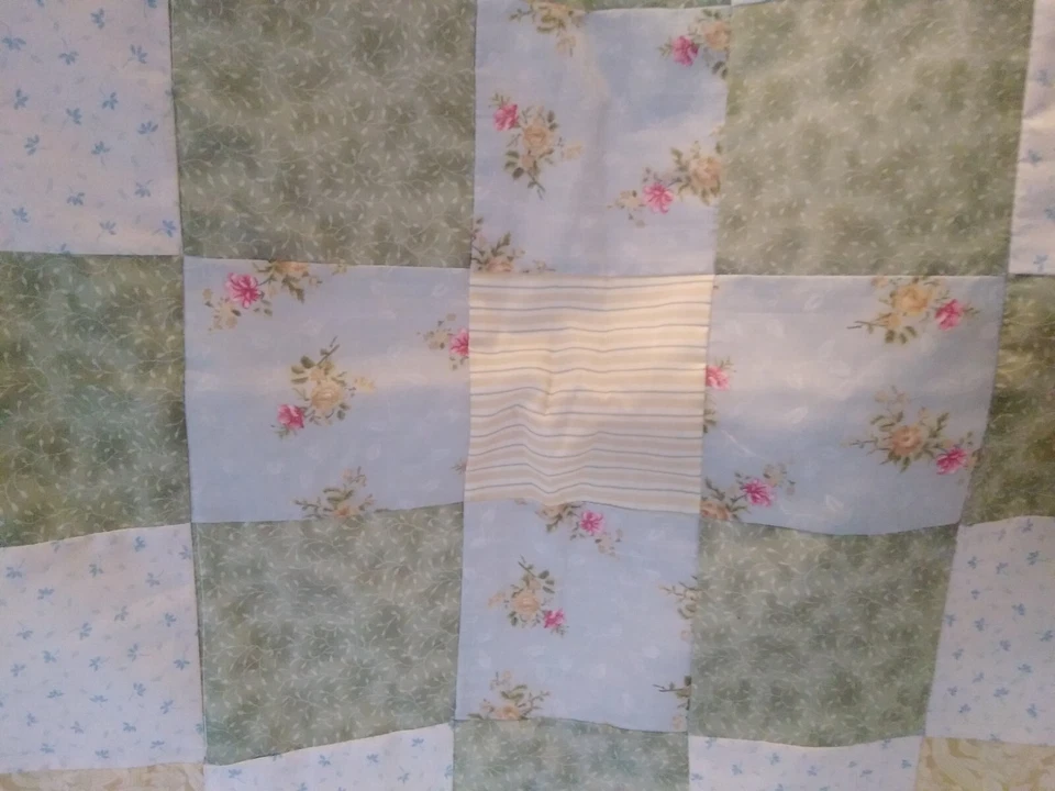 Fundas de almohada Sham JCP Home acolchadas talla king campo granja casa azul 21x37 Foto 2 de 4