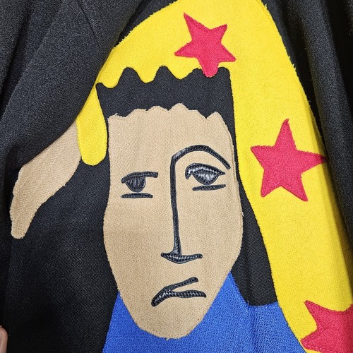 Abrigo Jean Charles de Castelbajac Grande Para Mujer Corazón Estrella Hombre Apliques De Colección - Imagen 2 de 21