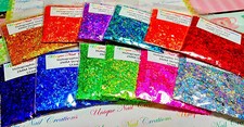 2MM GALAXY Holographic STRIPE STAR Nail  Acrylic  Gel  Body Art  Face  Festival  Craft