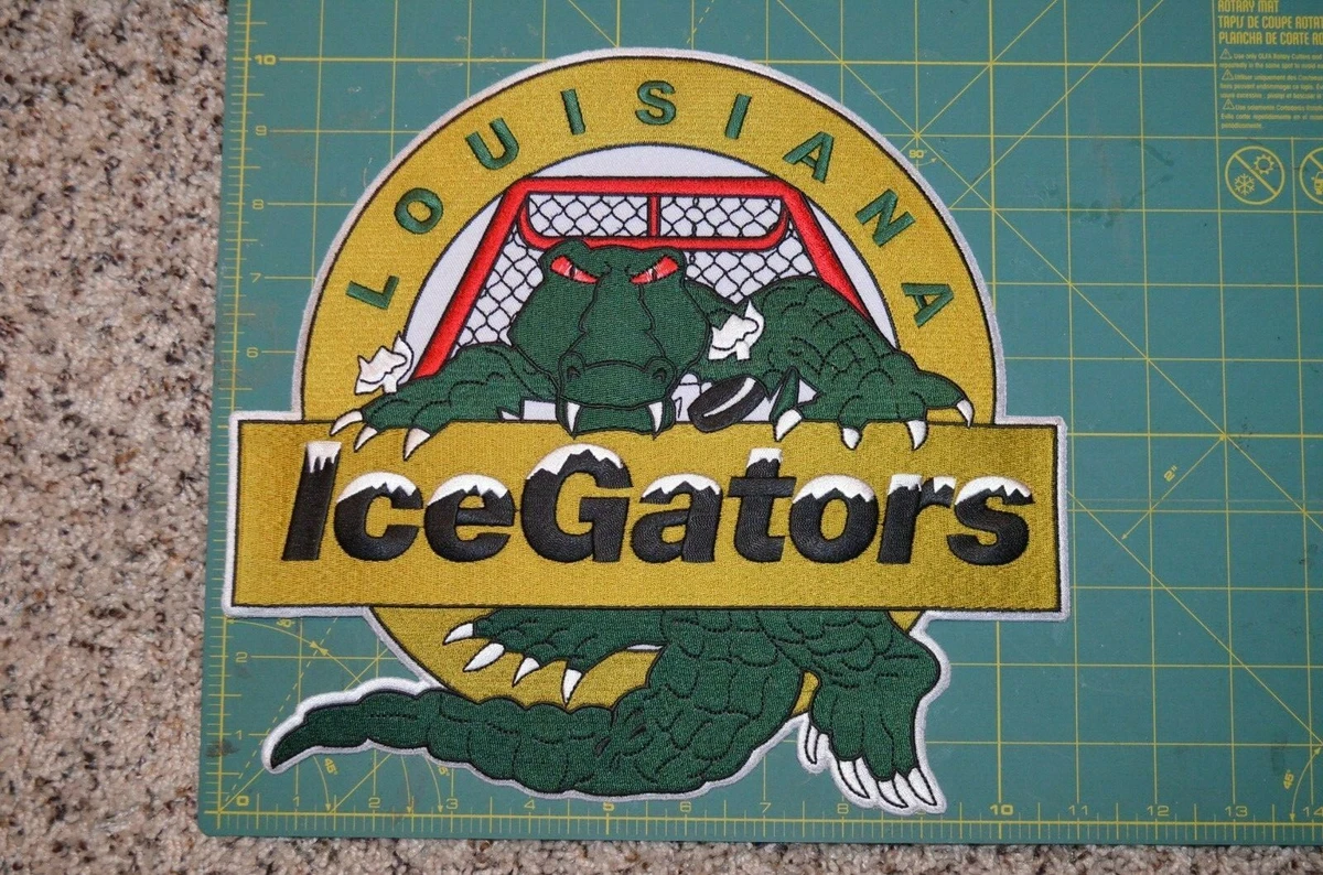 CHOICE of Louisiana IceGators ECHL Throwback Minor League Hockey Jersey  Patch