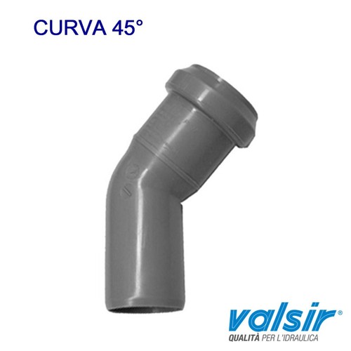 VALSIR PP3 TUBO-RACCORDI diametro 40 SCARICO FOGNA A INNESTO - Foto 8 di 25