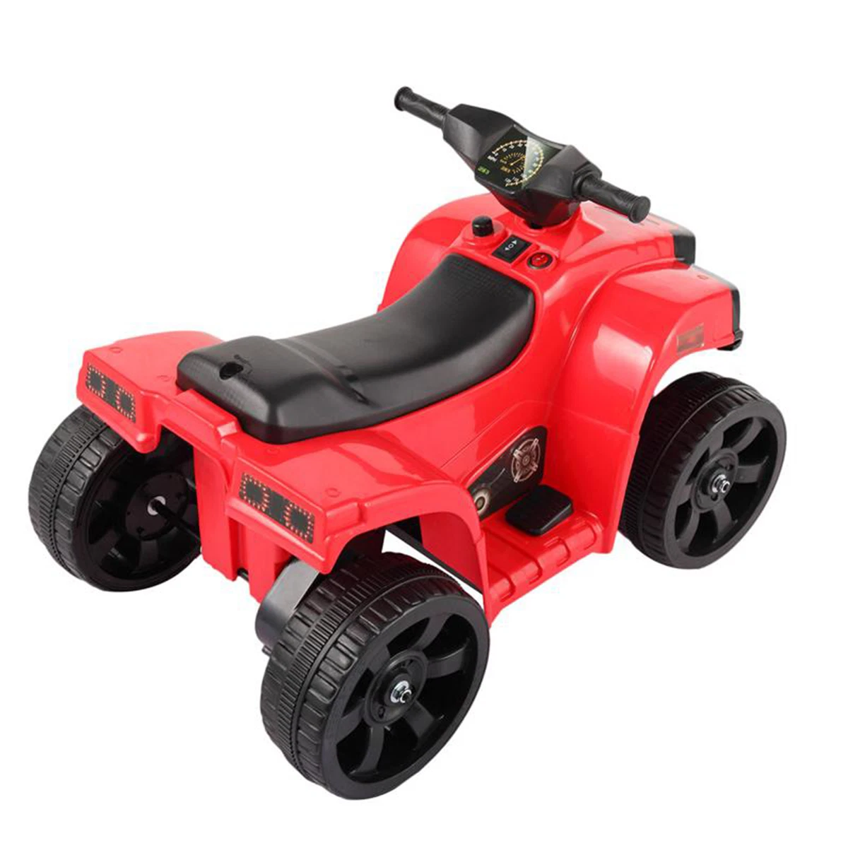 TOBBI 6V Kids Electric Battery Powered Ride On 4 Wheel ATV Quad
