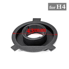 Juego de 2 piezas H4 LED para faros de coche base adaptador enchufe retenedor soporte reemplazar