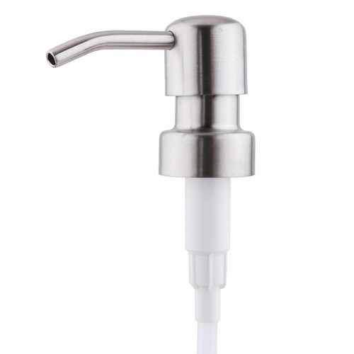 Metal Soap Pump Liquid Lotion Dispenser Replacement Head Jar Tube bottle - Picture 3 of 6