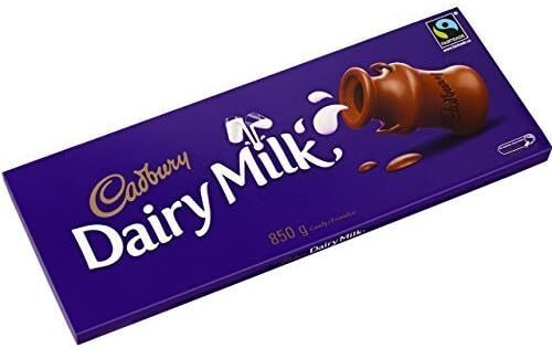 Cadbury Dairy Milk Giant Chocolate Gift Bar 850g Extra Large Family Gift 850 g - Picture 4 of 5