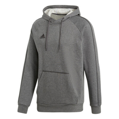 adidas Core 18 Hoodie Kapuzenpullover Herren Baumwollmischung dunkelgrau CV3327