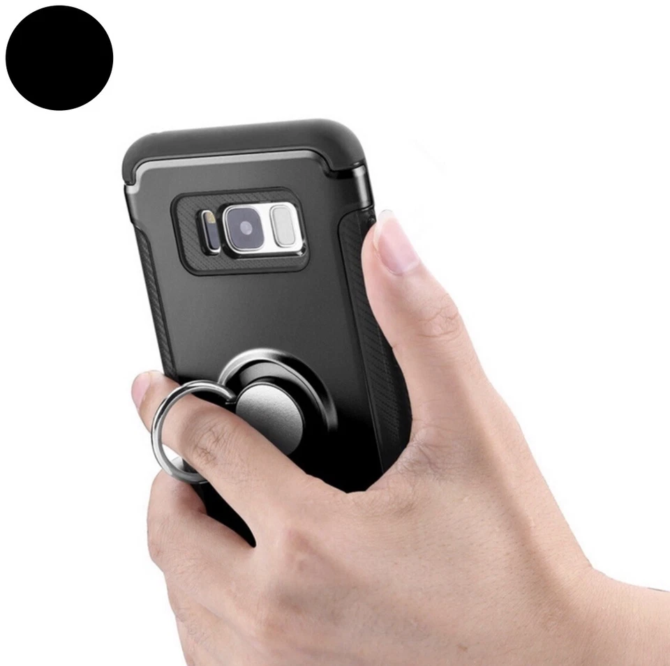 Samsung Galaxy S8 Slim Black Durable Phone Case - Image 3 of 4