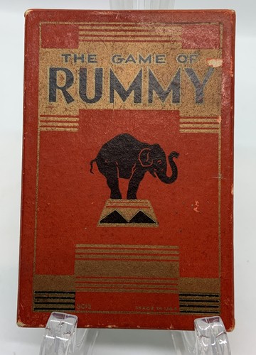 Antik Das Spiel Rommé 3012 Tier Kartenspiel, Elefant, Giraffe, Känguru - Bild 2 von 5