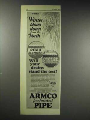 1929 ARMCO Culvert Ad - Winter Blows Down