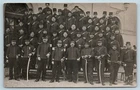 Postcard Circa WW1 Era Group French Military Soldiers RPPC Real Photo AC9