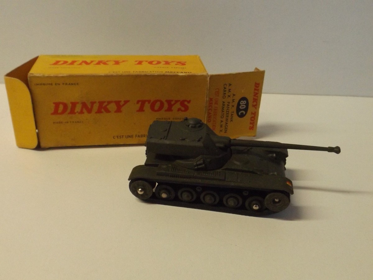 DINKY TOYS 80C/817/801 - Char AMX13 avec boite
