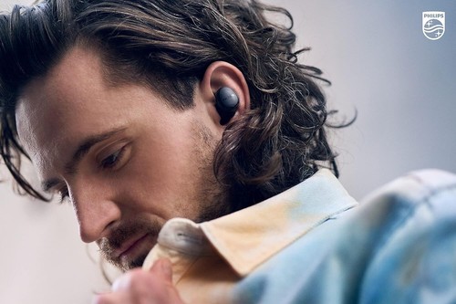 Philips T4556 Wireless in-Ear Earbuds - ANC, Waterproof (Black color) - Picture 7 of 10
