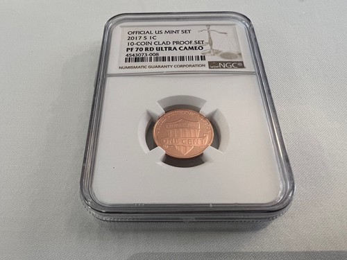 2017-S LINCOLN CENT CLAD PF SET NGC PF70 RD UC BROWN LABEL TOP POP ONLY 67 - Picture 2 of 4