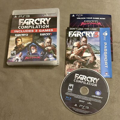 Far Cry Compilation (Sony PlayStation 3, 2014) Complete