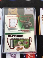 Antoine Walker 2002-03 FLEER AUTHENTIX GAME USED JERSEY boston celtics Nba