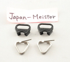 US Duty Paid New Genuine Nikon Camera Triangular Strap lug Set 2rings  2covers