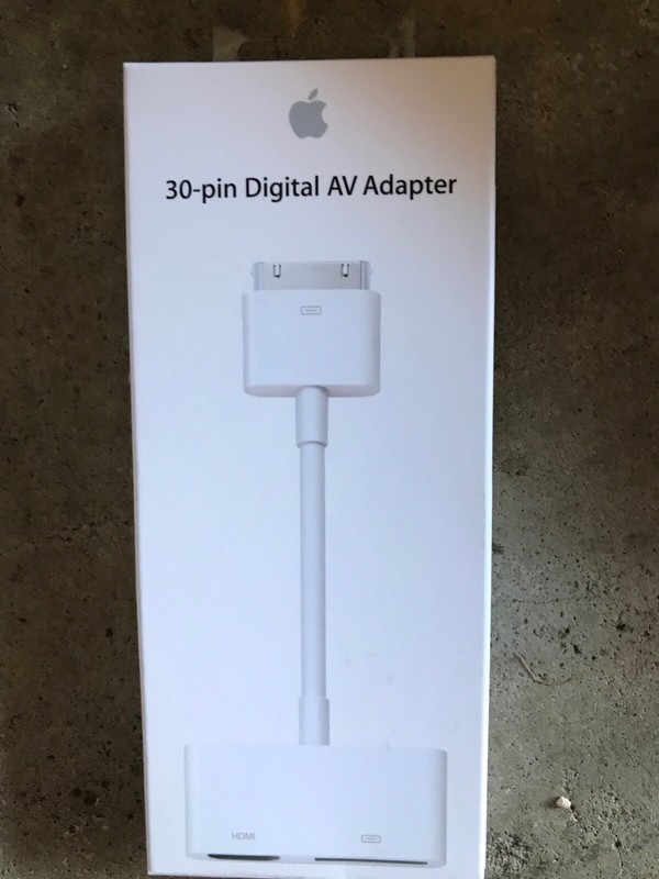 Apple MD098ZM/A 30 Pin Digital AV Adapter - White