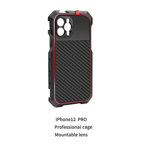 FCLUO Mobile Cage Rig Video Frame Case Cold Shoe Mount CNC for iPhone 12 Pro Max - 第 9/13 張圖片