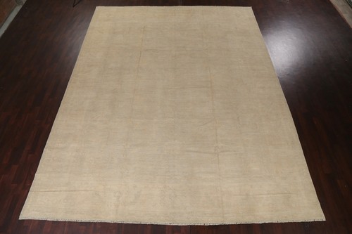 Muted Geometric Oushak Turkish Oriental Area Rug Palace Size Hand-knotted 12x15 - Picture 2 of 12