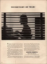 1943 Vintage ad Smith-Corona Typewriter Service retro office equipment 01/08/23