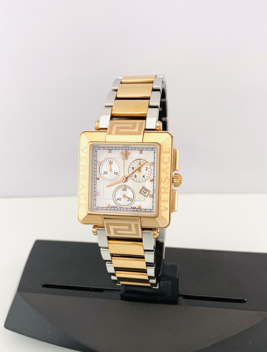 Versace Women's 88C80SD497S089 Reve Carre Chronograph Rose Versace Women's 88C80SD497S089 Reve Carre Chronograph Rose