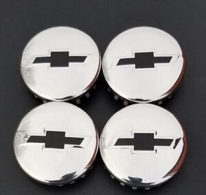 4pcs Brushed Chevy Wheel Center Hub Caps 83mm 3.25/" for 14-20 Suburban Silverado