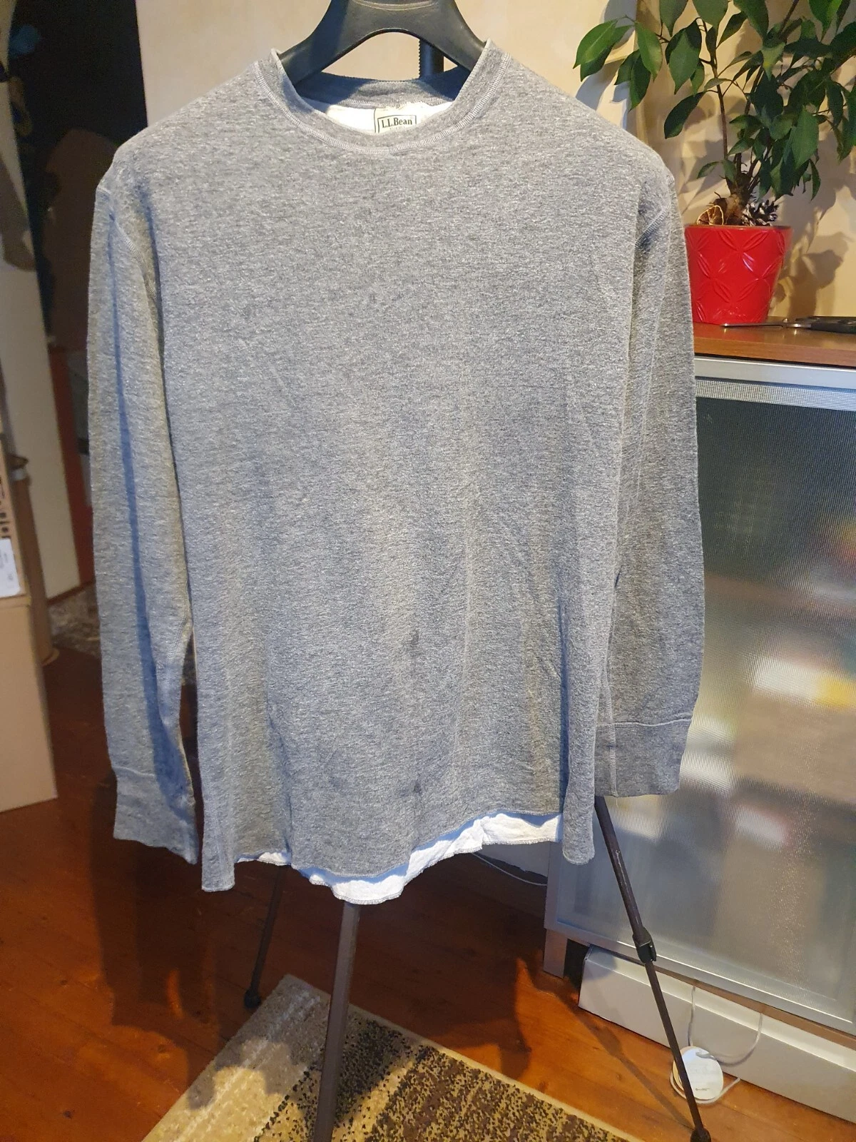 L.L.BEAN Vintage Made in Canada Base Layer Top sz M