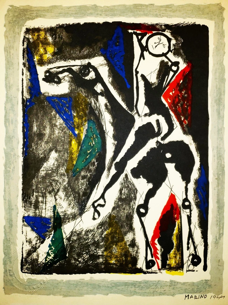 Marino Marini 现代主义艺术印刷品| eBay