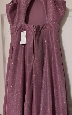 strapless open back dress midnight doll blue & purple sequin gown – The SheShop (Birmingham)