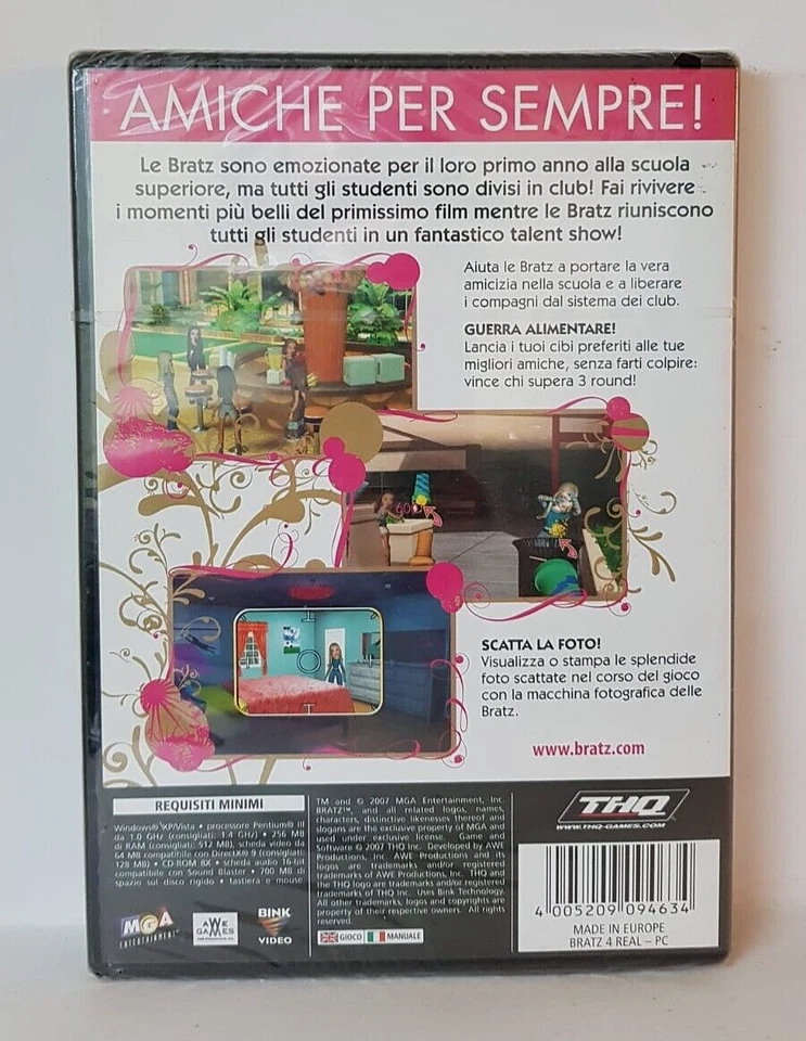 Bratz 4 Real - Computer PC Sealed - Image 2 of 2