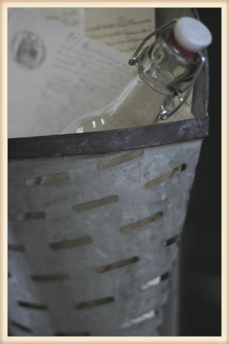 Halber Oliv Wandeimer Antik Reproduktion - Bild 4 von 4