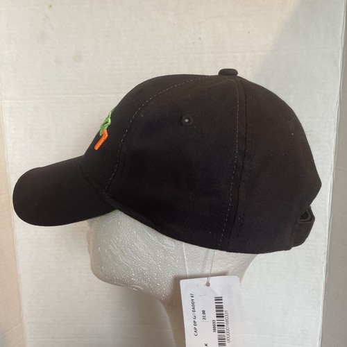 NASCAR GoDaddy #7 Danica Patrick Black/Green/Orange Cap Hat - Picture 6 of 10