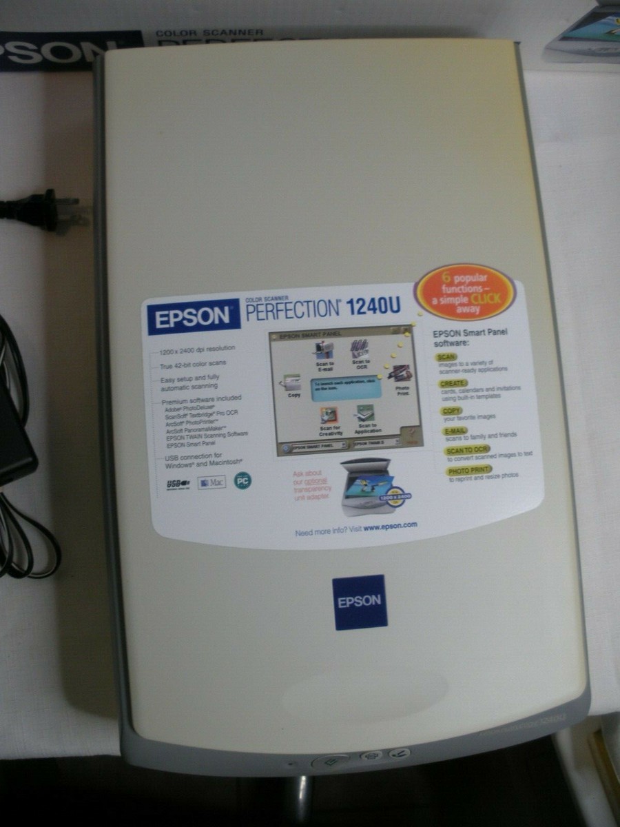 Epson Perfectin 1240U USB Photo Desktop Scanner IN BOX | EBay