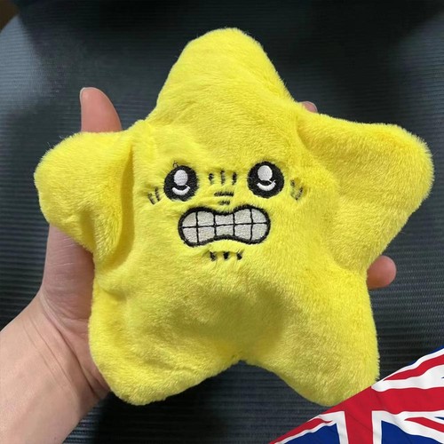 Moving Star Plush Toy Rechargeable Kawaii Five Pointed Star Toy for Boys Girls