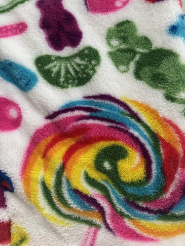 Dylan’s Candy Bar Fluffy Zip Up One Piece Candy Spill PJ’s Youth Med Unisex New - Picture 5 of 13