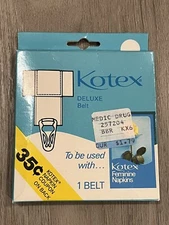 1980 Kotex Belt For Feminine Napkins - Vintage Feminine Hygiene Movie Prop