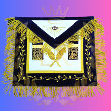 Masonic Regalia Grand Lodge Gr Secretary Premium Quality Hand Embroidered Apron