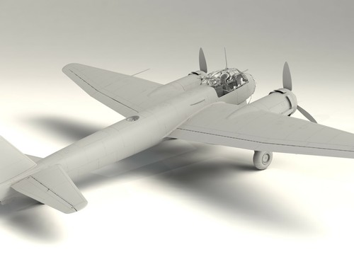 WWII German Reconnaissance Plane Ju 88D-1 ICM 48240 Plastic model kit Scale 1/48 - Picture 11 of 12