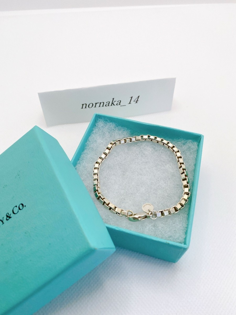 Near MINT Tiffany & Co. Venetian Link Bracelet Sterling Near MINT Tiffany & Co. Venetian Link Bracelet Sterling