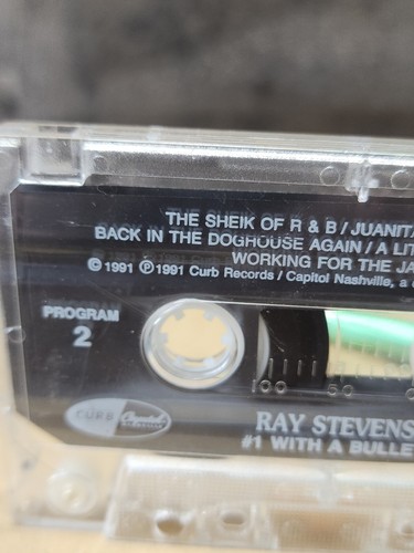 Ray Steven's #1 With A Bullet 1991 Curb Records Cassette Tape - Picture 4 of 4