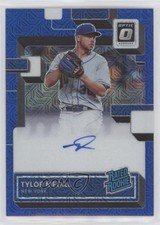 2022 Panini Donruss Optic Blue Mojo Prizm 83/99 Tylor Megill #RRS-TM Auto nd3