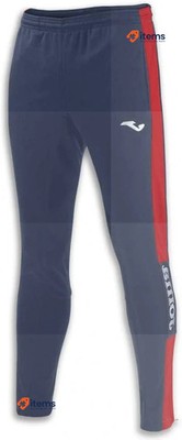 Joma Championship IV Herrenhose Navy Blau/Rot Größe Small Sportbekleidung