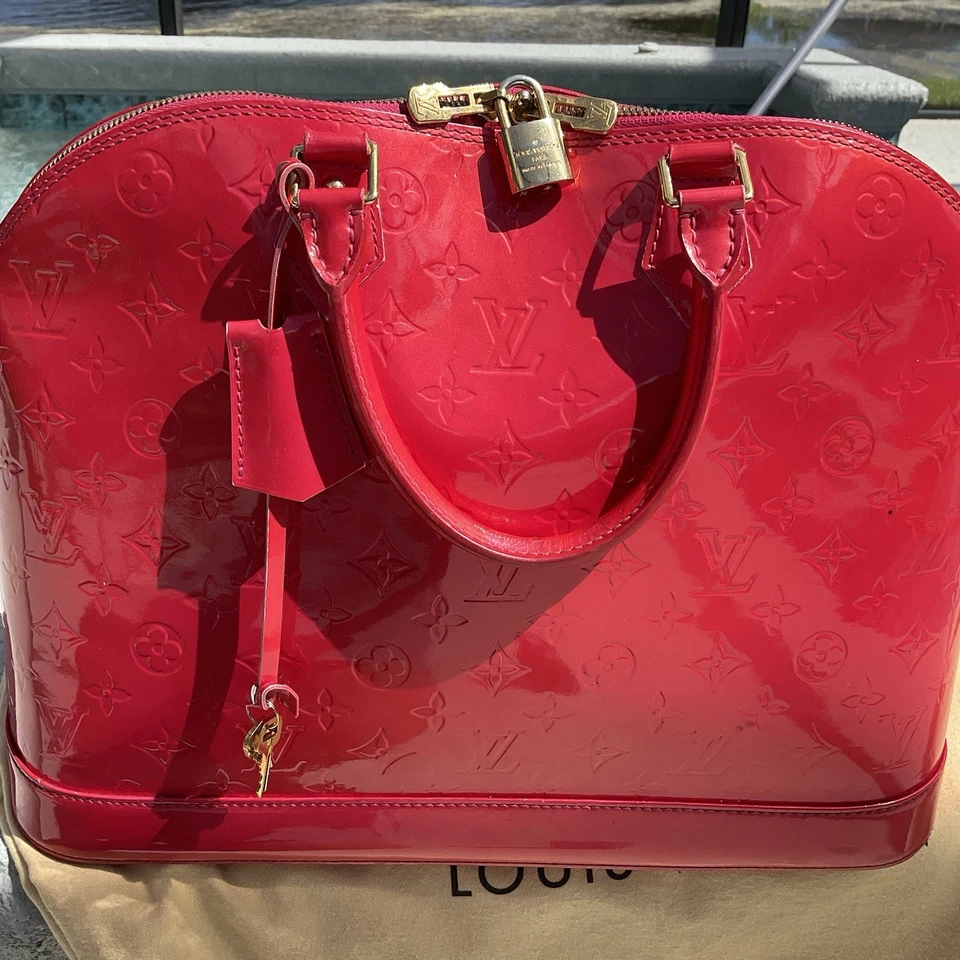 Louis Vuitton Monograma Vernis Cuero Alma GG Foto 3 de 4