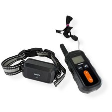 DeluPet Dog Training Collar Remote Rechargeable Shock Vibration Beep Waterproof