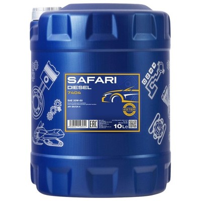 MANNOL Motoröl 20W-50 Safari API SL/CF 10 Liter Youngtimer Oldtimer Motorenöl Öl