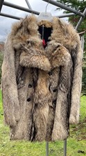 Kojotejacke Pelzmantel Kojote Pelz 78 cm Gr. 38